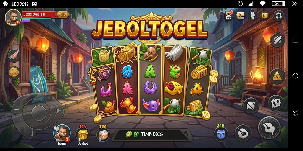 Tampilan gameplay <strong>JEBOLTOGEL</strong> menunjukkan eksplorasi dunia yang luas dan dinamis.