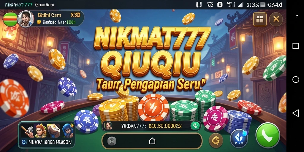 Tampilan gameplay QiuQiu yang seru di NIKMAT777.