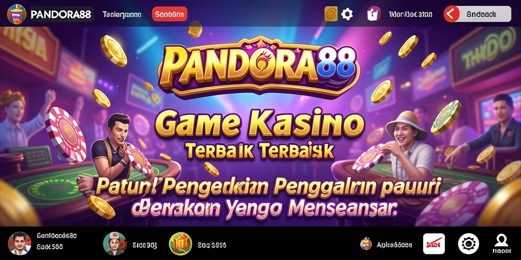 Tampilan gameplay menarik dari PANDORA88 dalam suasana Kasino.