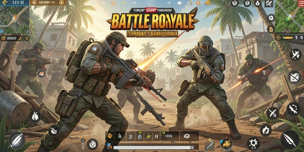 Tampilan gameplay SERURP yang mendebarkan dan menegangkan.
