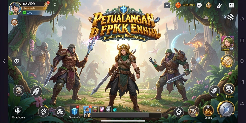 Screenshot SVIP9 menampilkan aksi epik dalam petualangan yang mendebarkan.